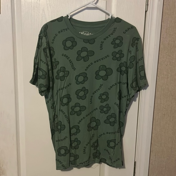 Green Floral Shirt - Picture 1 of 2